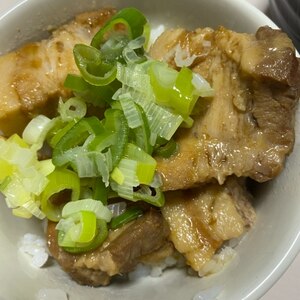 圧力鍋でとろっとろ☆豚バラ丼